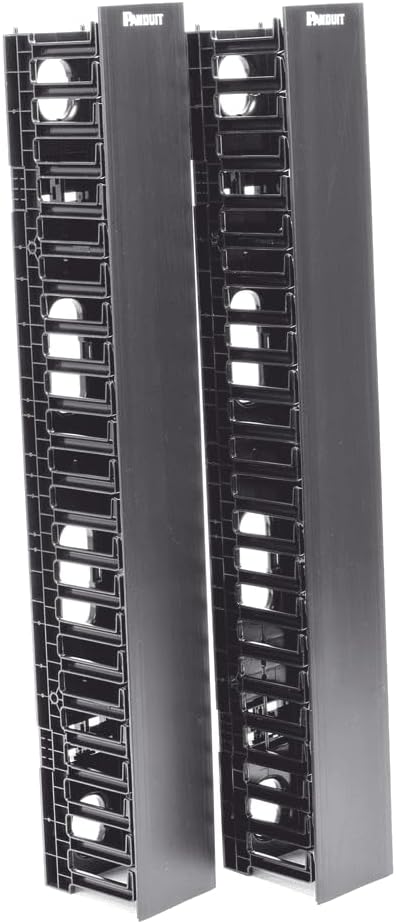 Panduit WMPV45E Vertical Cable Management, Black