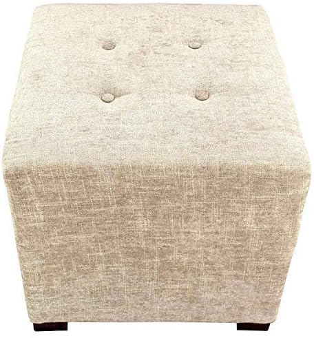 MJL Furniture Designs Merton Collection, Fabric Upholstered Modern Cube Foot ...