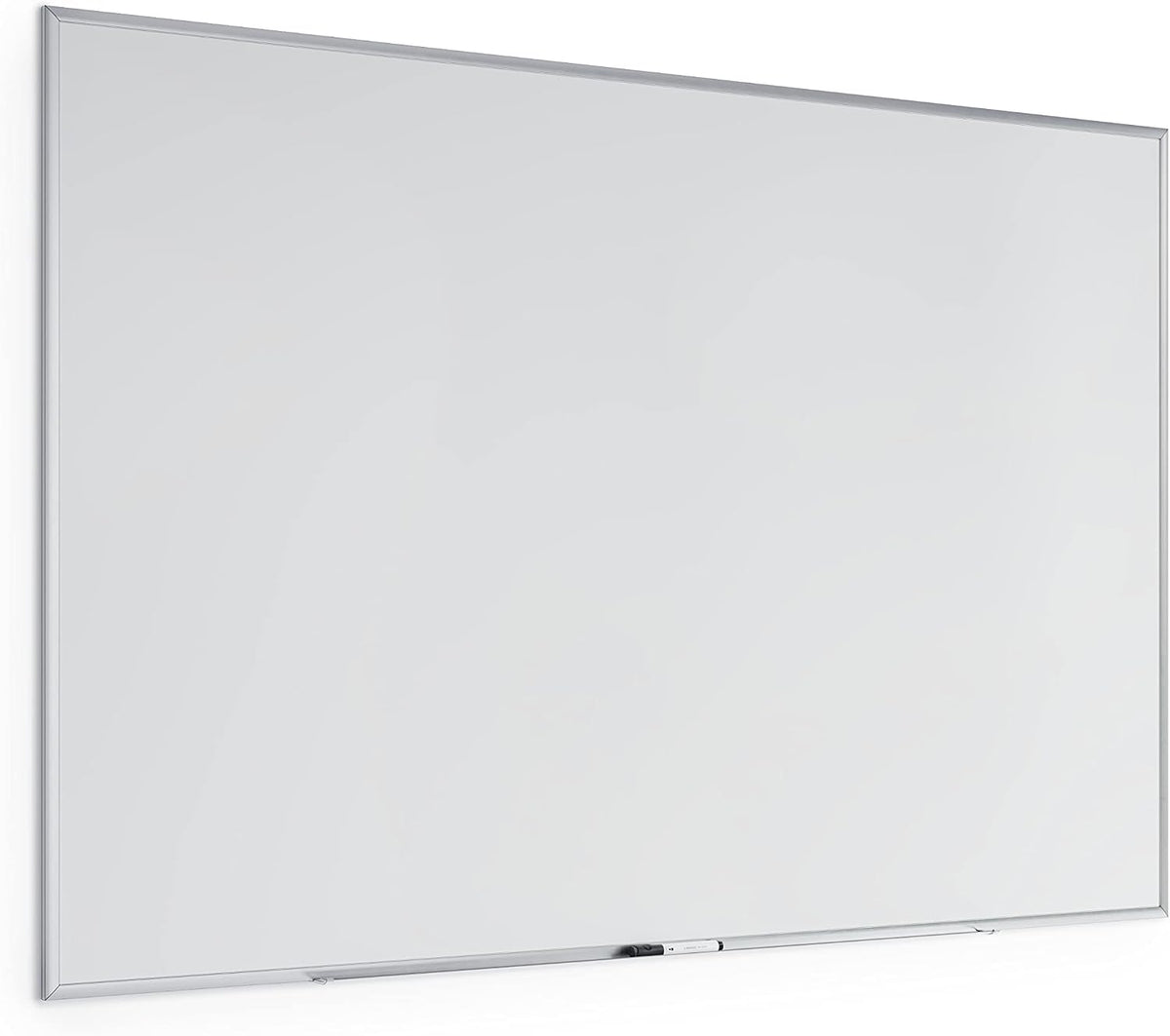 U Brands Dry Erase White Board, 48" x 72", Magnetic, Aluminum Frame