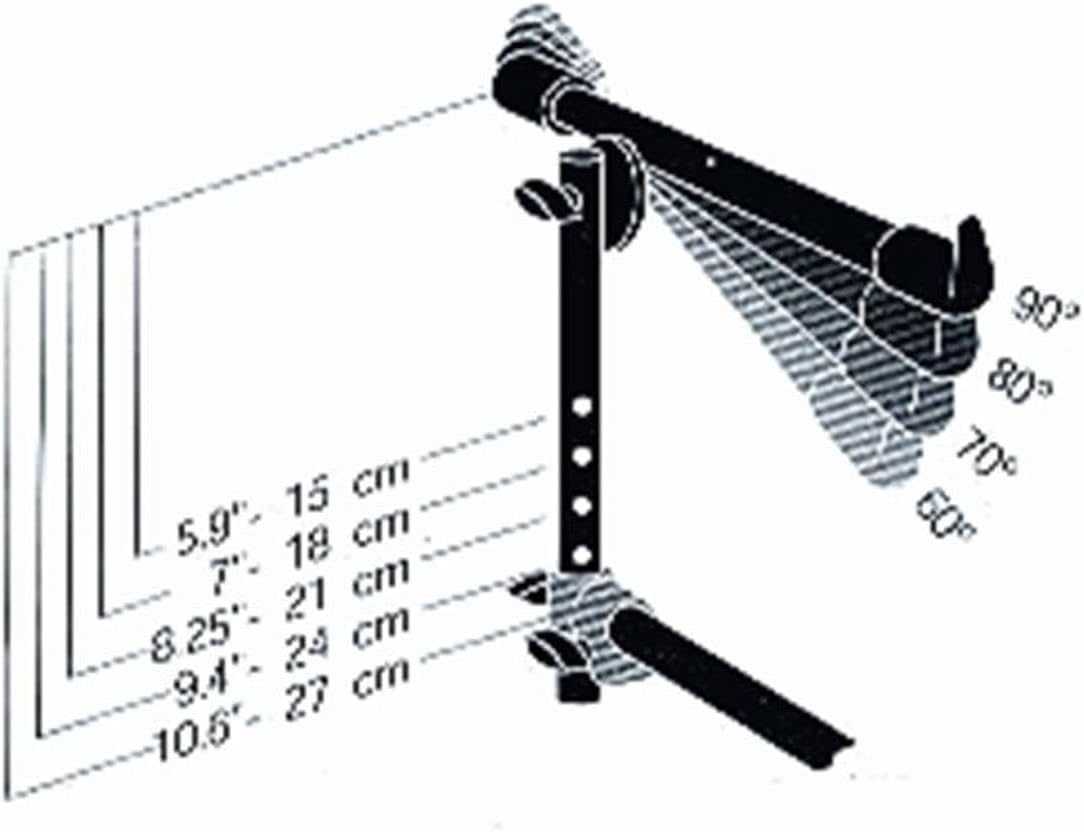 QUIK LOK QLX3 Adjustable Second Tier Add-on Arms for X-Style Keyboard Stands ...