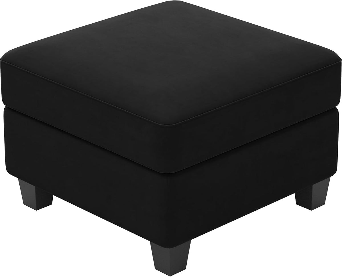 Belffin Modular Sofa Storage Ottoman Module for Velvet Piping Modular Sectoin...