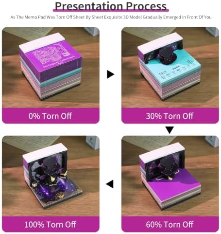 3D Memo Pad Time Piece Calendar 2027, 3D Calendar 2027