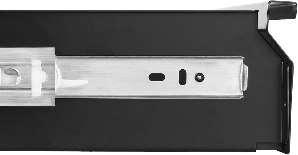 VEVOR Under Desk Drawer Slide Out, 26 inch Under Desk Mounted Pull-out Drawer...