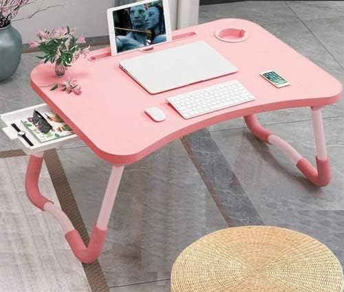 Laptop Desk Foldable Bed Table, Portable Lap Desk Laptop Bed Tray Table with ...