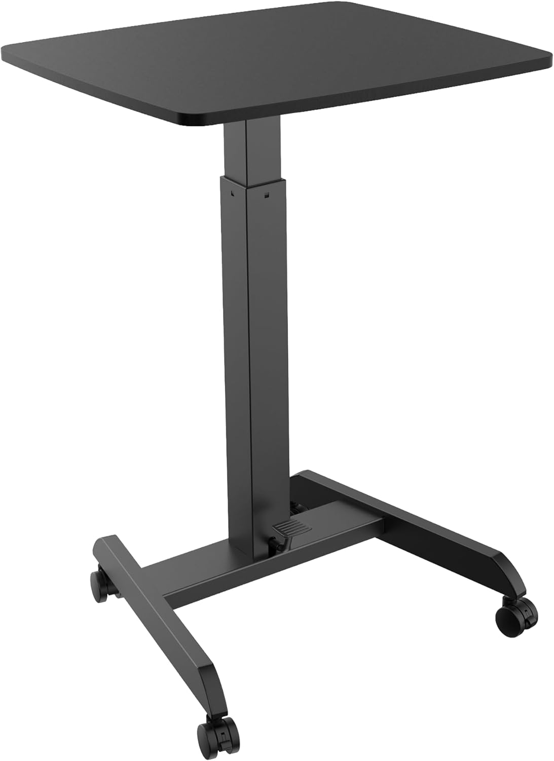 Mount-It! Rolling Laptop Desk Adjustable Height (29.6”-44.2”), Mobile Worksta...