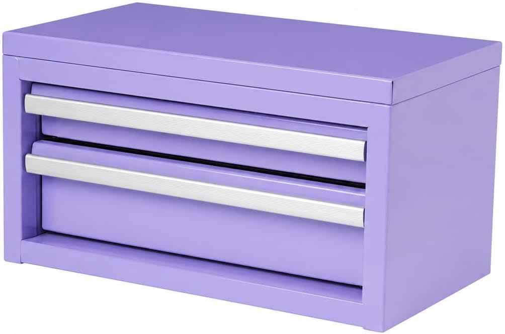 Mini Tool Boxes (Lavender, 2 Drawer)