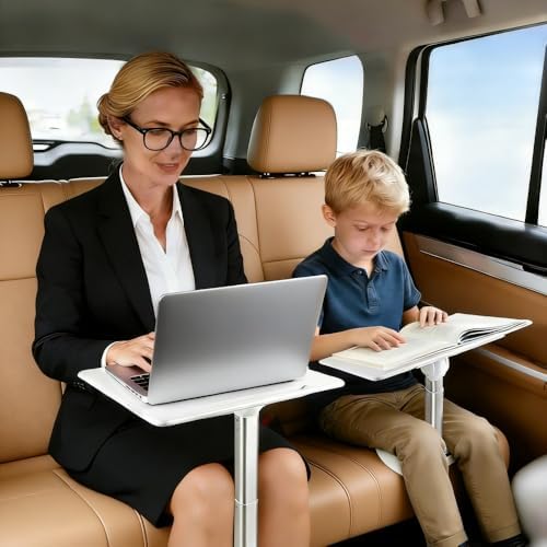 Car Desk for Laptop Adjustable Car Tray Table for Passenger Seat Portable Lap...