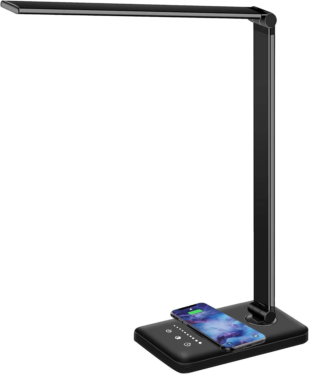 LED Desk Lamp with Wireless Charger,Touch Lamp for Home Office Dorm