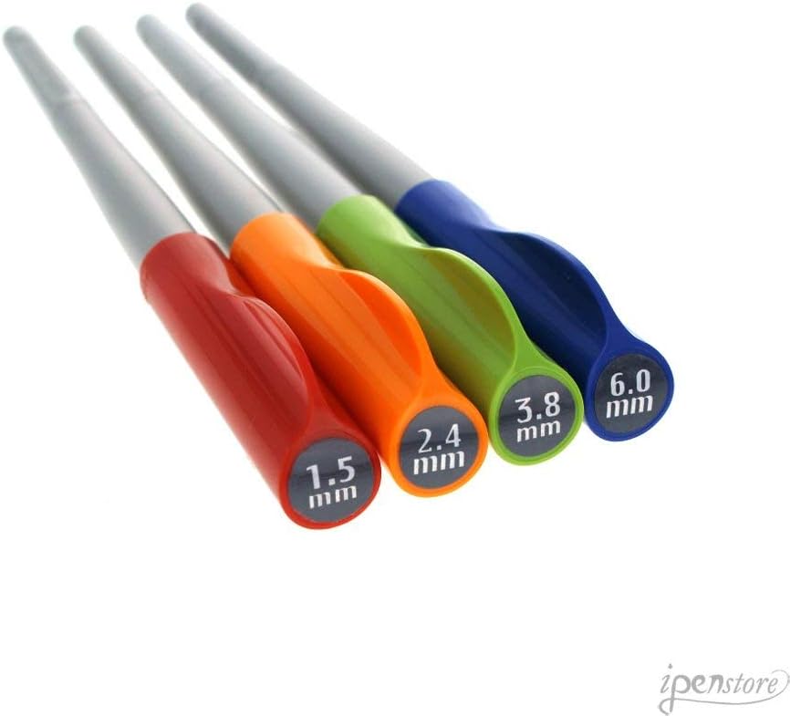 Pilot Parallel 4 Nib Calligraphy Pen Set, 1.5mm, 2.4mm, 3.8mm & 6.0mm Nib...