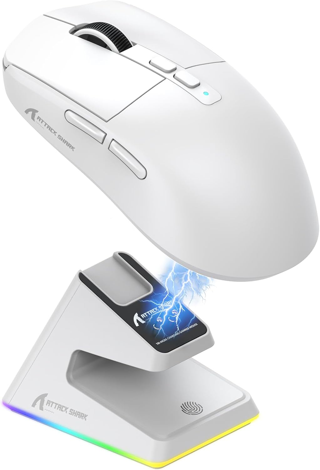 MAMBASNAKE Attack Shark X6 Wireless Gaming Mouse,RGB Magnetic Charging Dock,X...