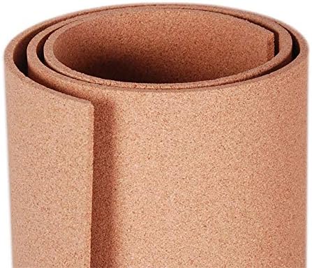 Manton Cork Premium Cork Roll - 4' x 5' x 3/8", 100% Natural Fac...