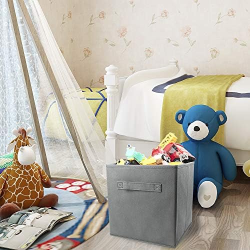 EBIGIC storage bins collapsible storage bins,cube storage organizer (Pack of ...