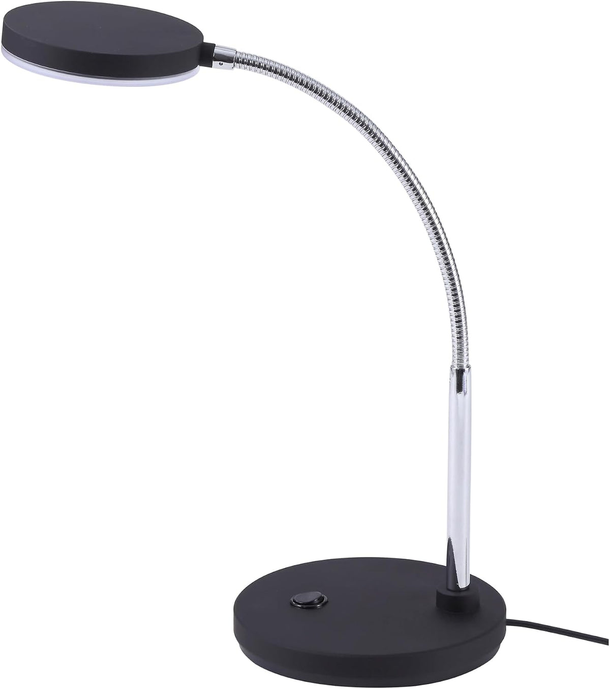 Bostitch Office LED Metal Gooseneck Desk Lamp, Flicker Free, Adjustable Head ...