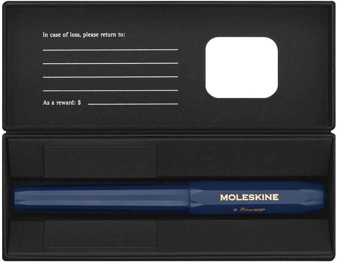 Moleskine x Kaweco, Ballpen, 1.0mm Point, Blue with Blue Ink