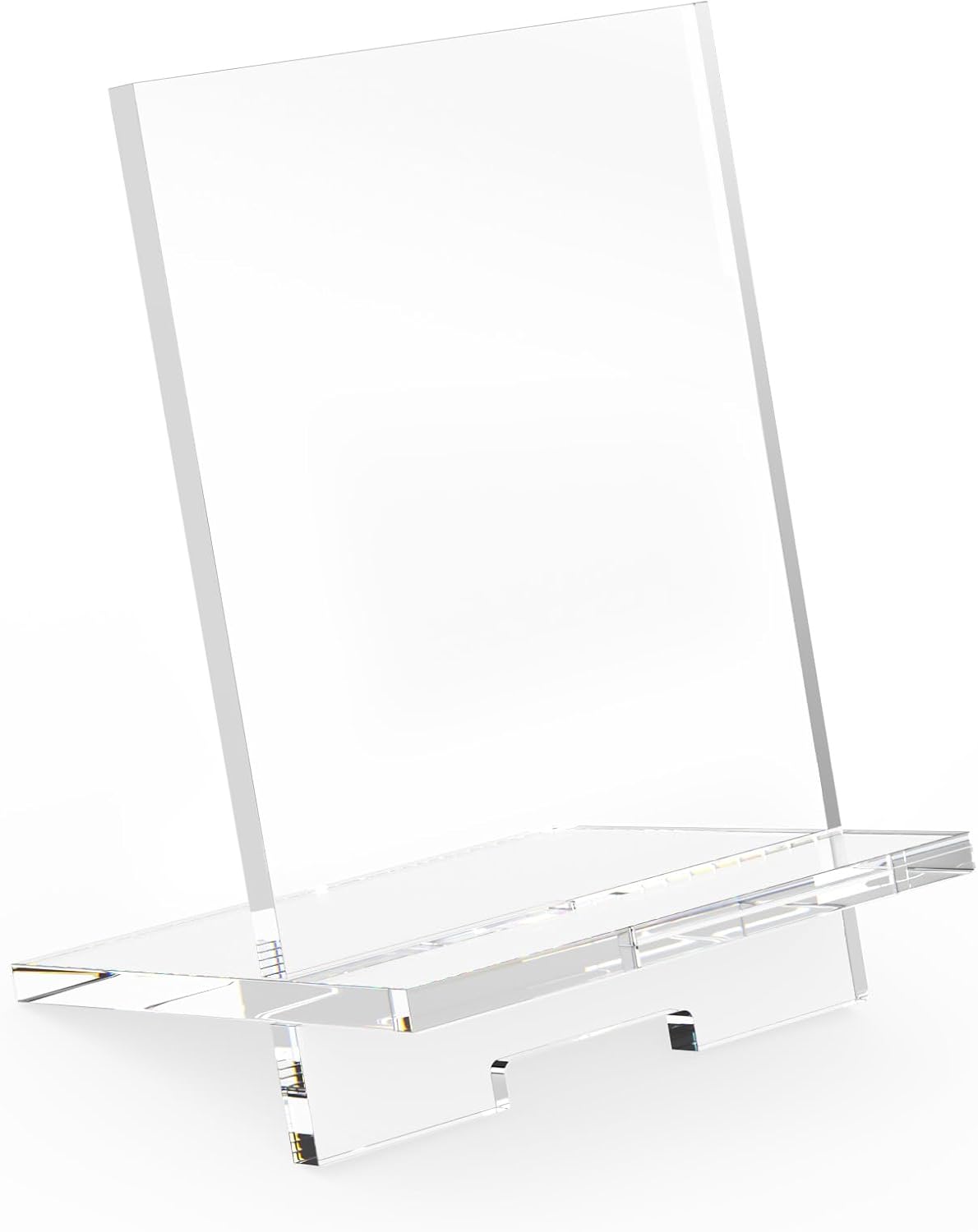 AITEE Acrylic Book Stand 6x9 Clear Display Easel for Cookbook & Magazine