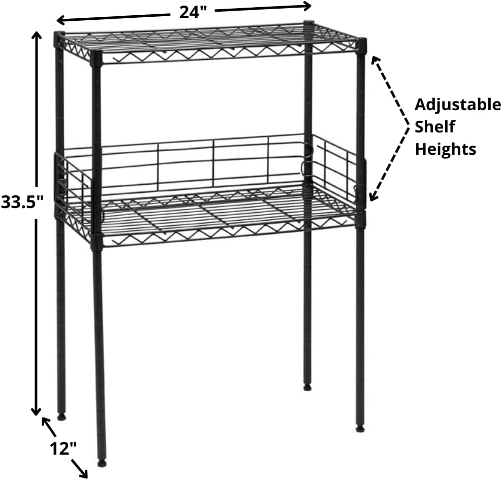Suprima Mini Desktop Carbon Steel Bookshelf - Small Version - Gunmetal Gray