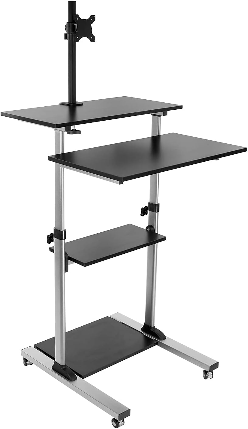 Mount-It! Mobile Computer Cart with Monitor Mount for Screen up to 32", ...