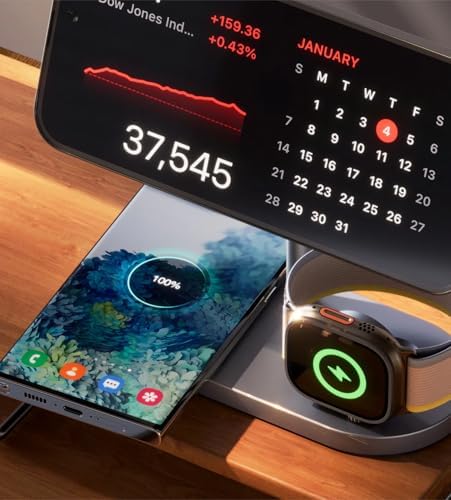 KU XIU X23 Pro 3-in-1 Magnetic Wireless Charging Stand