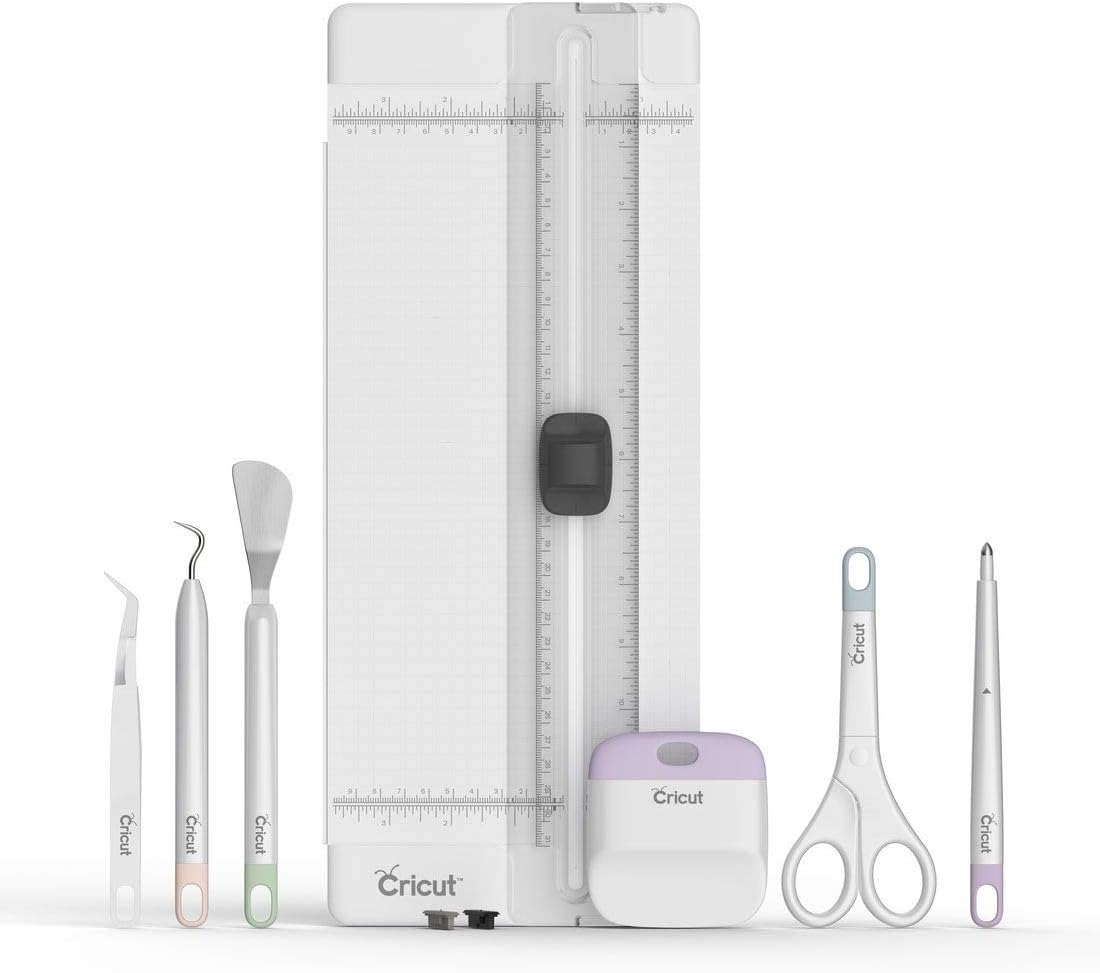 Cricut Essential Tool Set - 7-Piece Precision Tool Kit for Crafting and DIYs,...