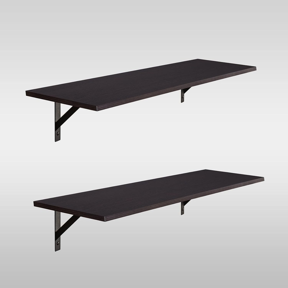DINZI LVJ Long Wall Shelves, 39.4 Inch Wall Mounted Shelves with Brackets