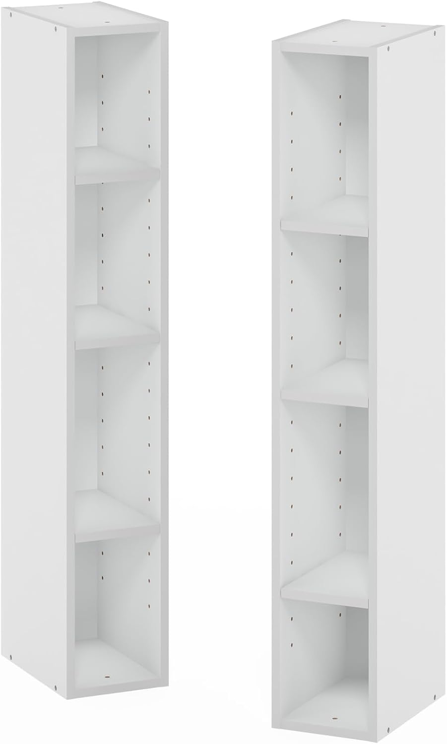 Furinno Fulda Book Shelf, 8-Tier Bookshelf, Bookcase with Space Saving Storag...