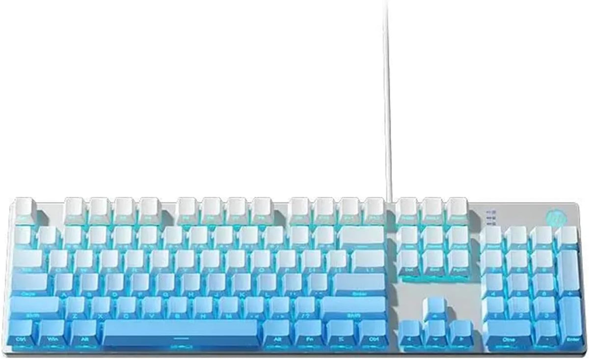HP GK400F Wired Mechanical Gaming Keyboard, for Desktop & Laptop (Blue)