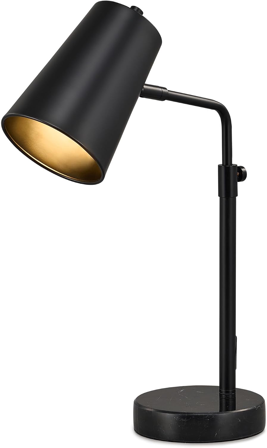 VONLUCE Desk Lamp with LED Bulb, Adjustable 20" Table Lamp for Home Office