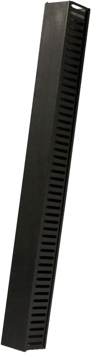 NavePoint 1 Channel Steel Vertical Duct Cable Manager with Plastic Tray Mount...