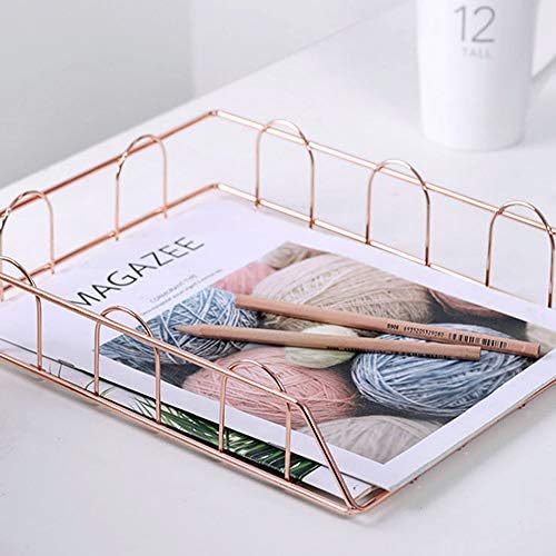 Rose 4-Tier Stackable Paper Tray Desk Organizer