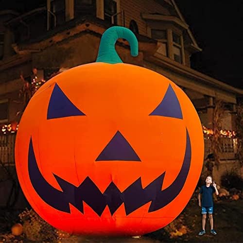 40FT Giant Premium Halloween Inflatable Pumpkin Decorations with Blower, Blow...