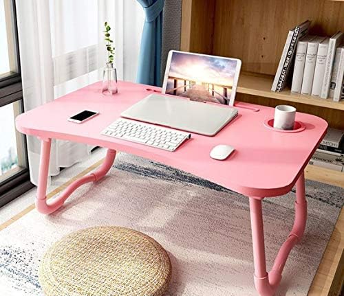 Laptop Desk Foldable Bed Table, Portable Lap Desk Laptop Bed Tray Table with ...