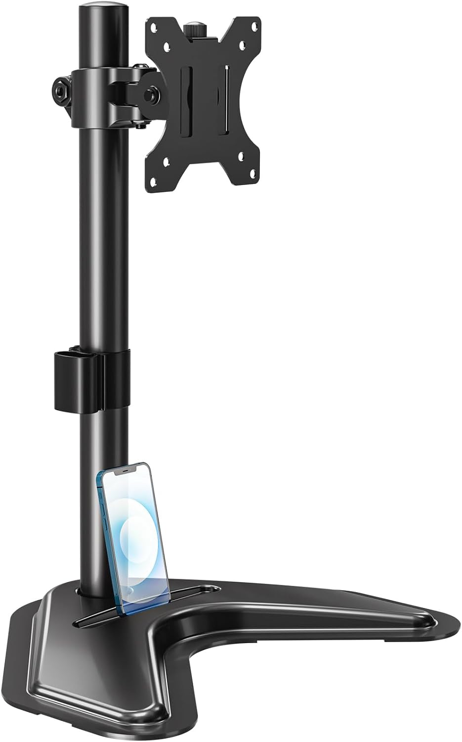 MOUNTUP Single Monitor Stands, Freestanding VESA Monitor Desk Mount fits 13