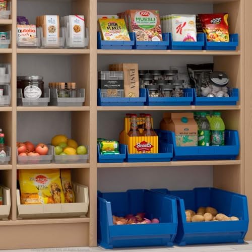 Akro-Mils 30164 Heavy Duty Plastic Shelf Bins, 24"x 6.5"x 4", ...