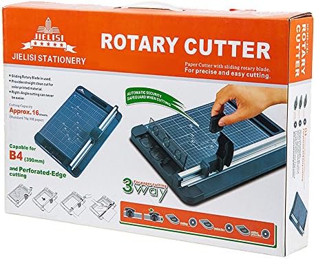 3-Way 12.6 Inch (A4 size) Rotary Trimmer Cutter Perforate & Scallop