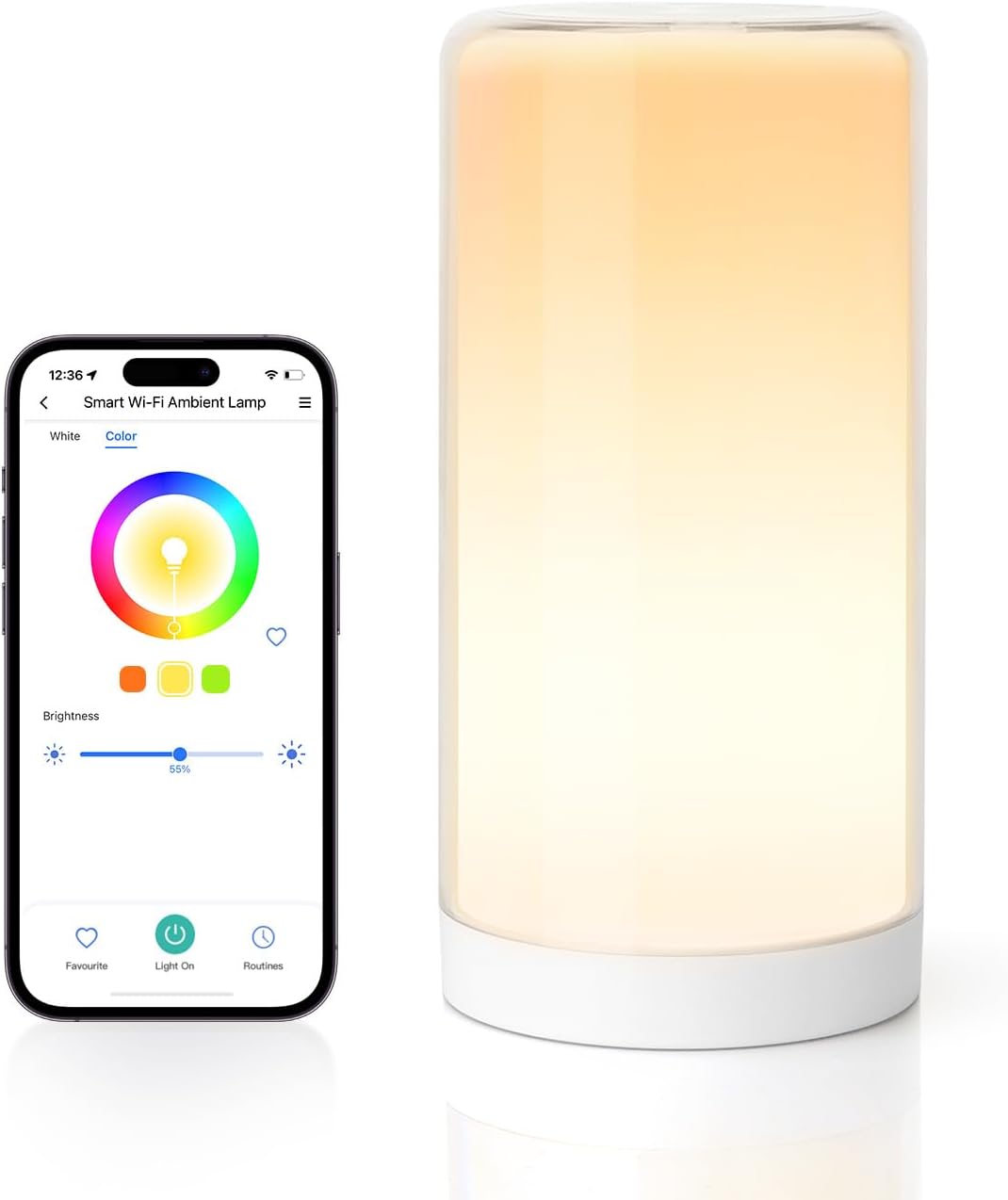 meross Smart Table Lamp, Compatible with Apple HomeKit and Amazon Alexa