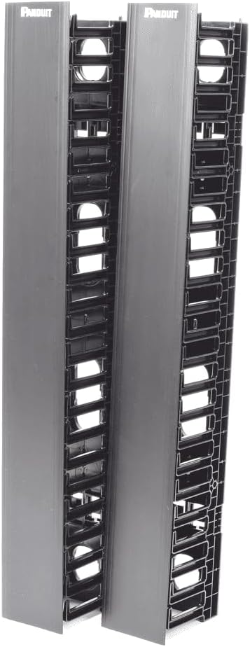 Panduit WMPV45E Vertical Cable Management, Black