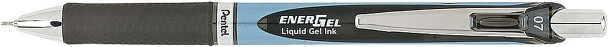 Pentel Energel RTX Retractable Liquid Gel Pen, 0.7mm, Needle Tip, 12 Pack