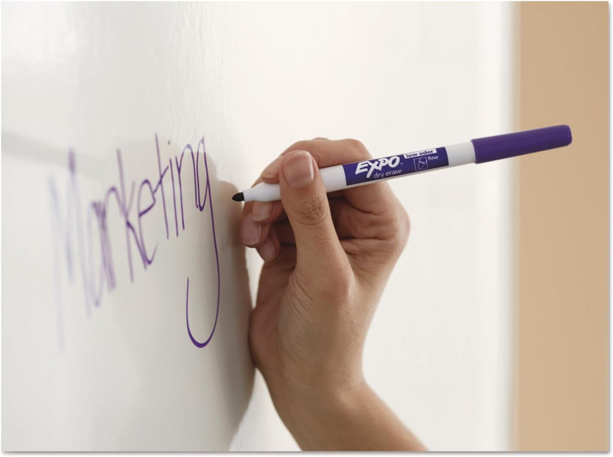 EXPO Dry Erase Markers, Low Odor Ink, Black, Fine Tip, 36 Count - Easily Eras...