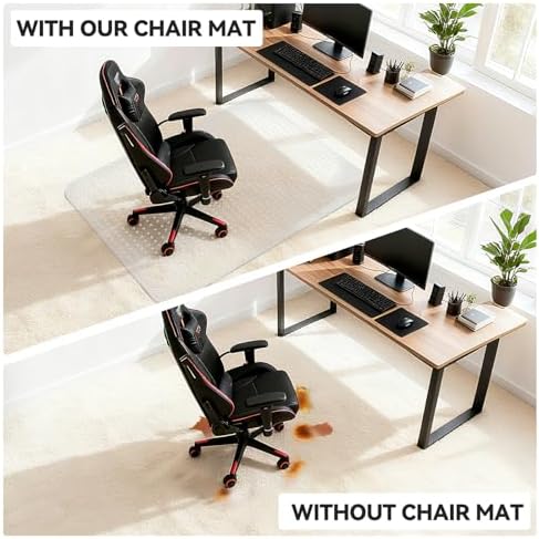 36"x48" Office Chair Mat for Carpet Floor Flat Shipping
