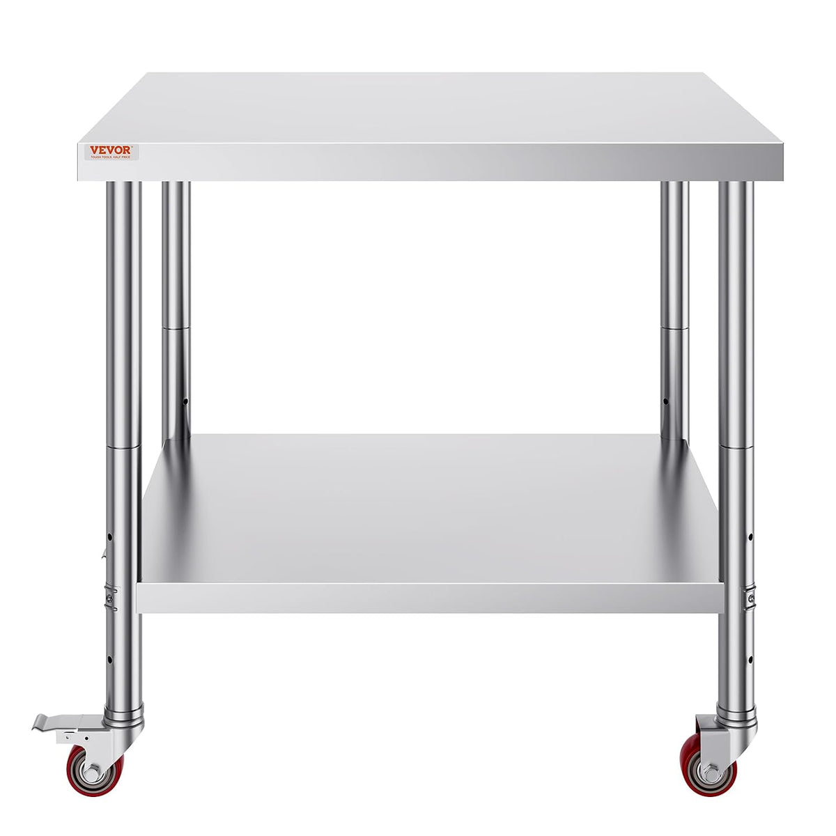 VEVOR Stainless Steel Work Table 36 x 30 x 34 Inch Food Prep Worktable