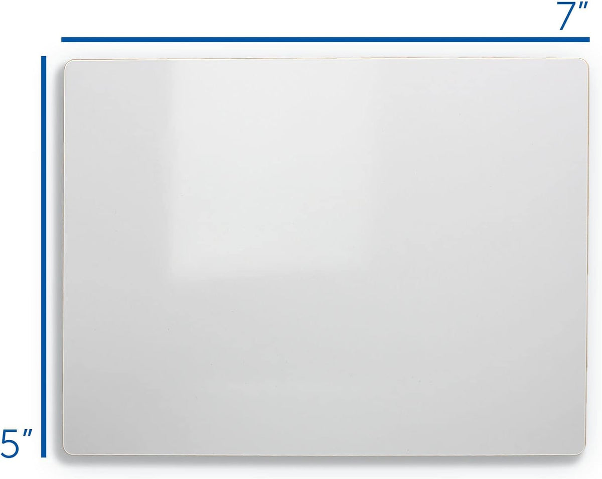 Flipside Products 5" x 7" (1/8") Two‑Sided Dry Erase Whiteboar...