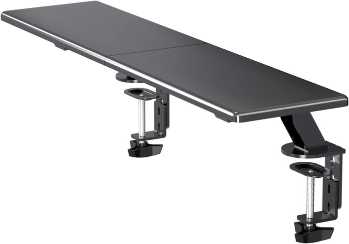 suptek Clamp-on 32 Inch Dual Monitor Desk Mount Riser Shelf Computer Stands