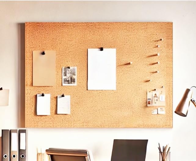 Manton Cork 24" x 36" x 1/4" Thick Cork Sheets (2-Pack) with A...
