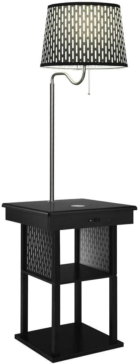 Brightech Madison w. Table & Lamp Combo, Desk Lamp with Wireless Charging...