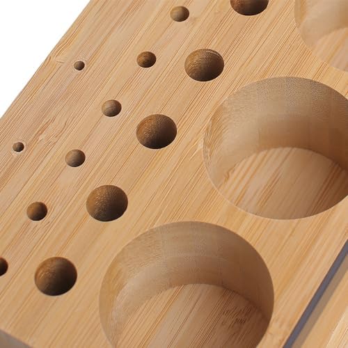 Raprance Wooden Fly Tying Fishing Kit Organizer Fly Tying Tool Caddy Desktop ...