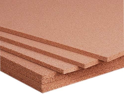 Manton Cork Premium Cork Roll - 4' x 5' x 3/8", 100% Natural Fac...