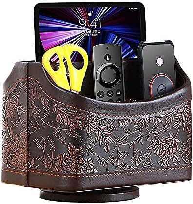 YAPISHI 1x Swivel Remote Control Holder + 1x Square Tissue Box Cover