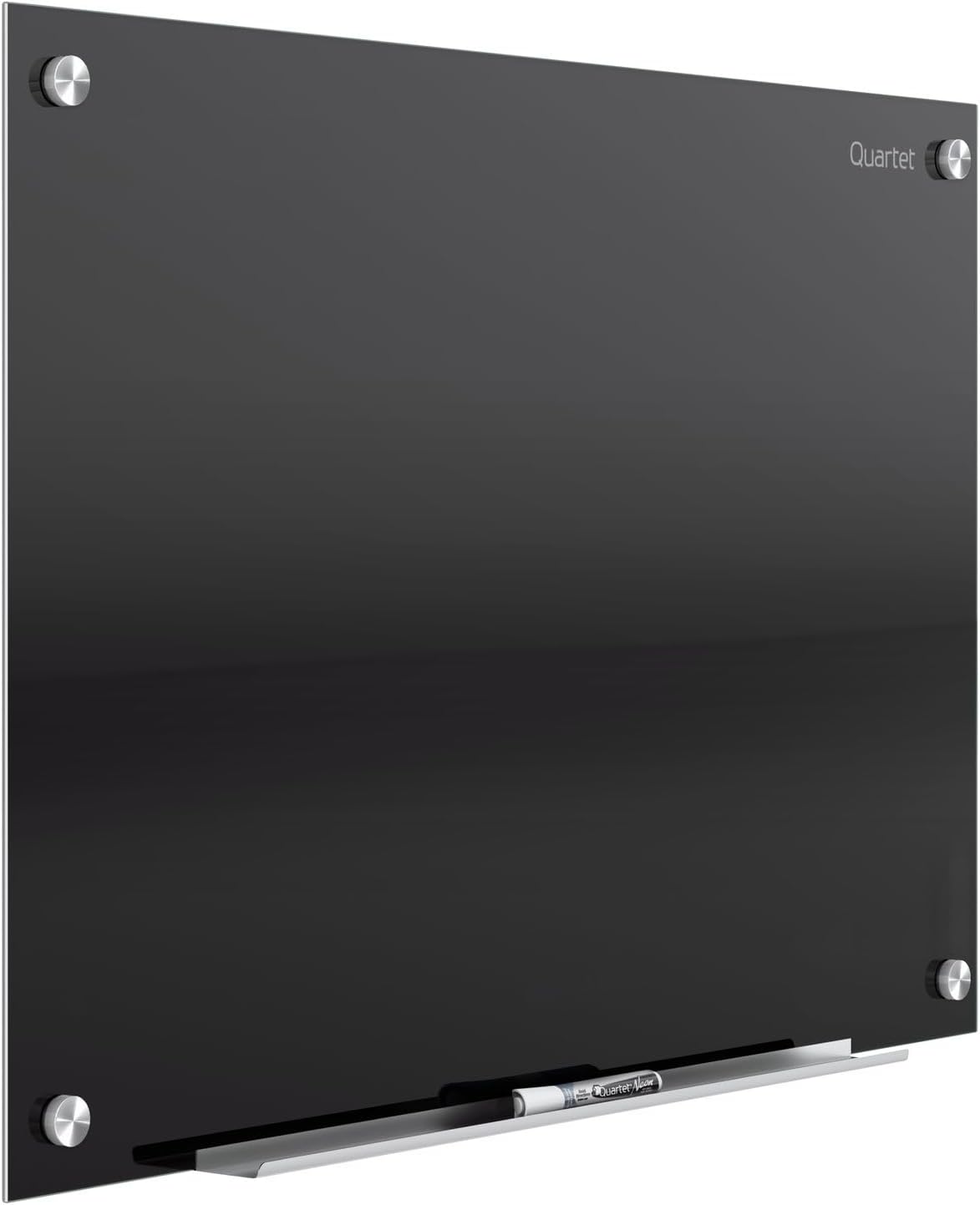 Quartet Magnetic Dry Erase Board, 48" x 36" Glass Whiteboard for Wa...