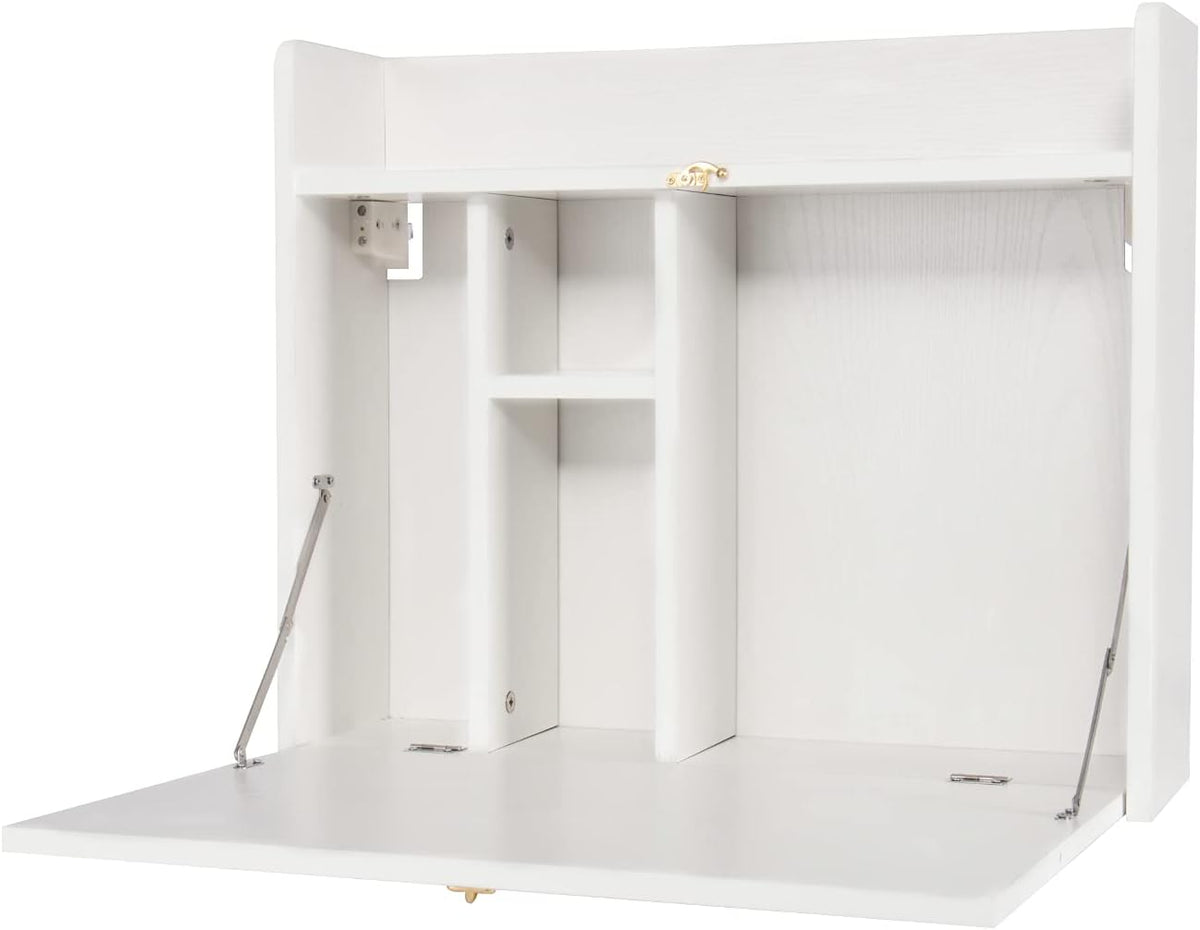 YUSING Wall Mounted Table, Multifunctional Fold Down Wall Mounted Laptop Comp...