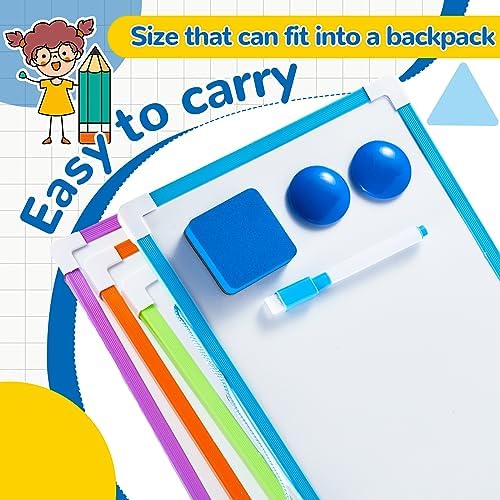 20 Pack 8'' x 12'' Hanging Magnetic Dry Erase Board Small Dry...